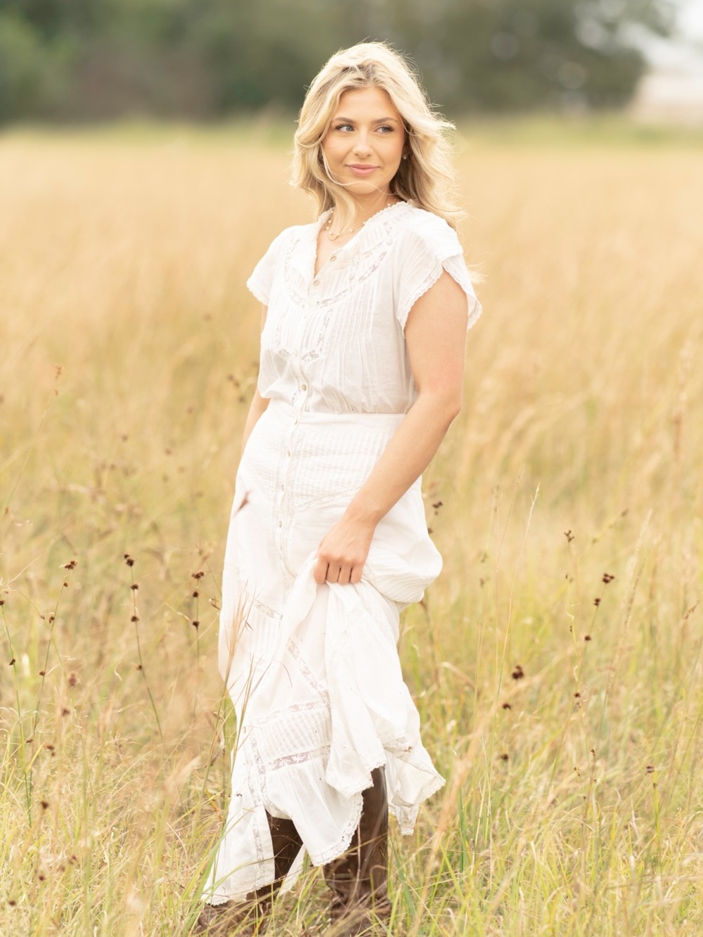 Loveshackfancy Remi Cotton Victorian Midi Dress - Picture 4 of 4